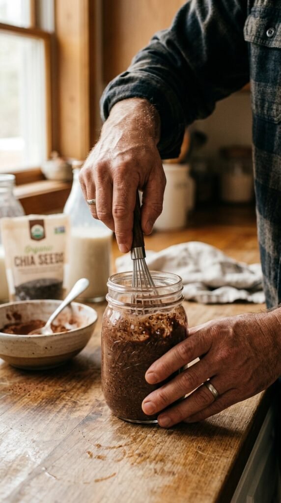 Chocolate Chia Pudding - Creamy, Healthy & So Easy