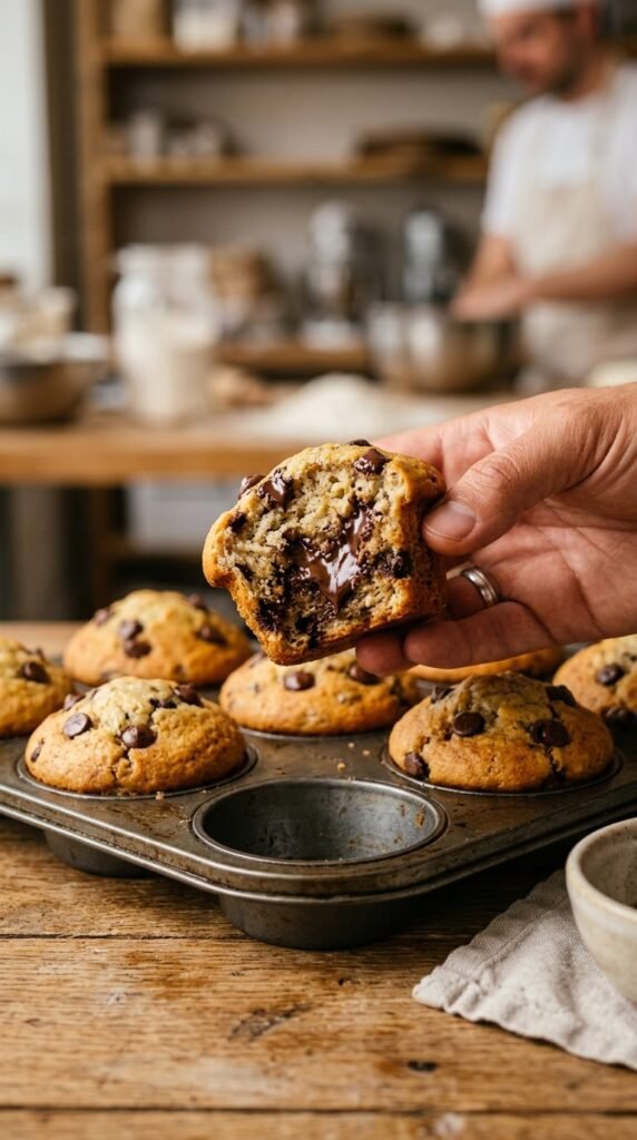 Banana Chocolate Chip Muffins