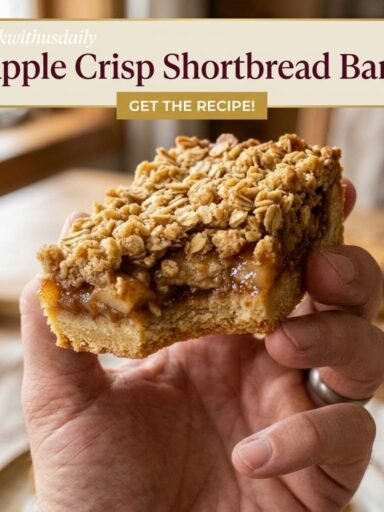 Apple Crisp Shortbread Bars