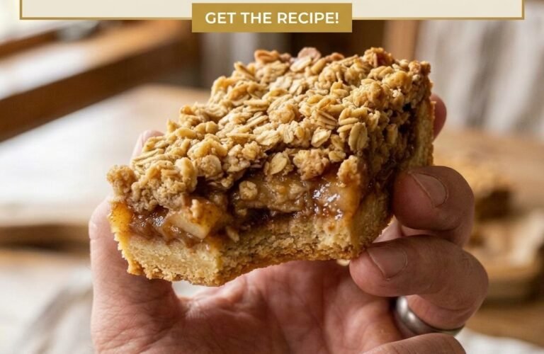 Apple Crisp Shortbread Bars