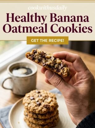 Healthy Banana Oatmeal Cookies - Soft, Chewy