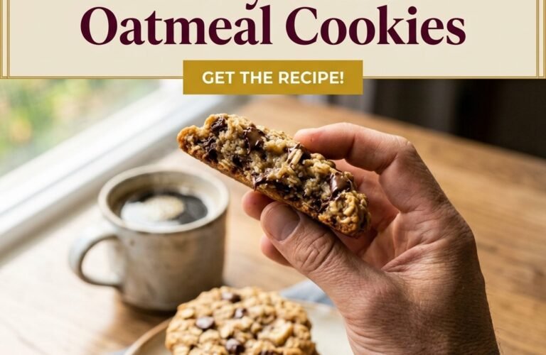 Healthy Banana Oatmeal Cookies - Soft, Chewy