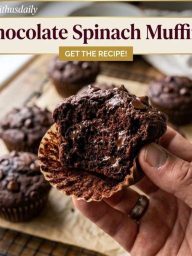 Chocolate Spinach Muffins