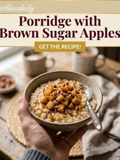 Creamy Vanilla Porridge with Brown Sugar Apples