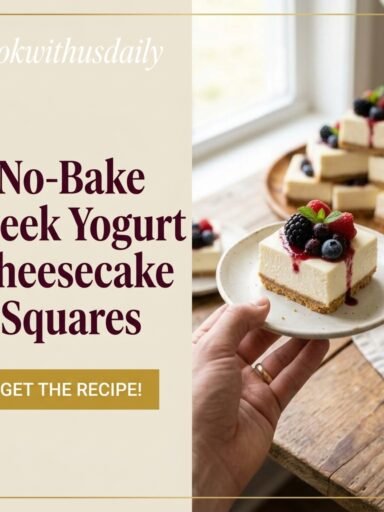 Greek Yogurt Cheesecake Squares