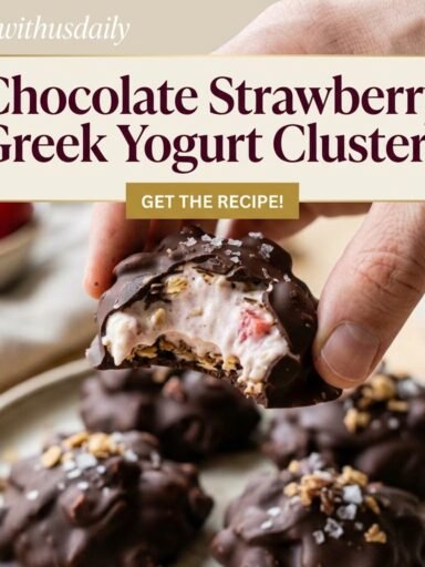 Chocolate Strawberry Greek Yogurt Clusters