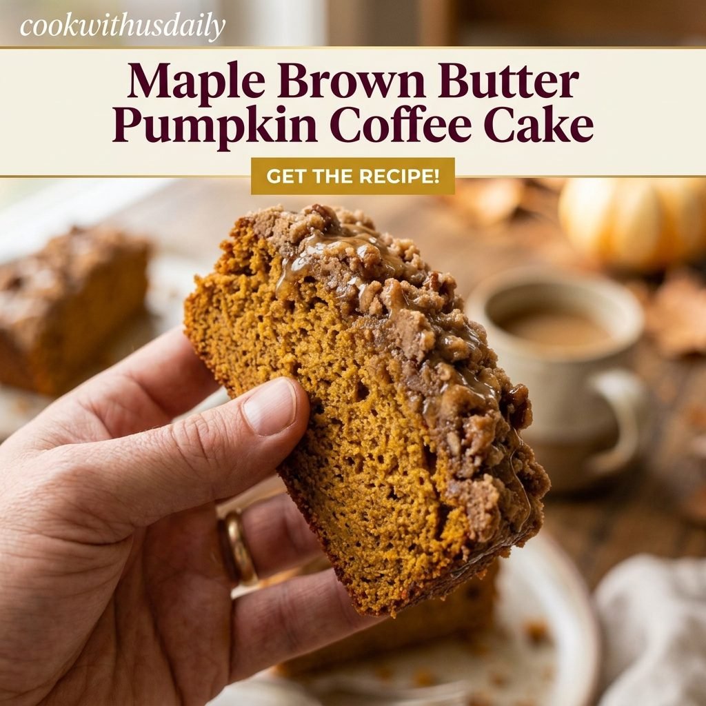 Maple Brown Butter Pumpkin Coffee Cake