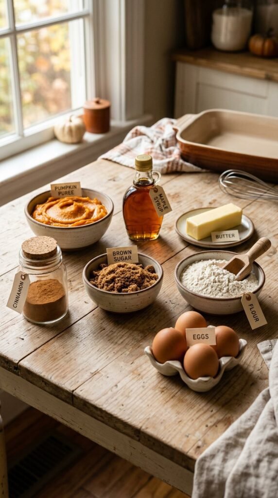 Maple Brown Butter Pumpkin Coffee Cake