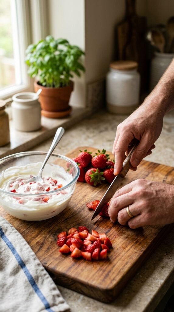 Chocolate Strawberry Greek Yogurt Clusters