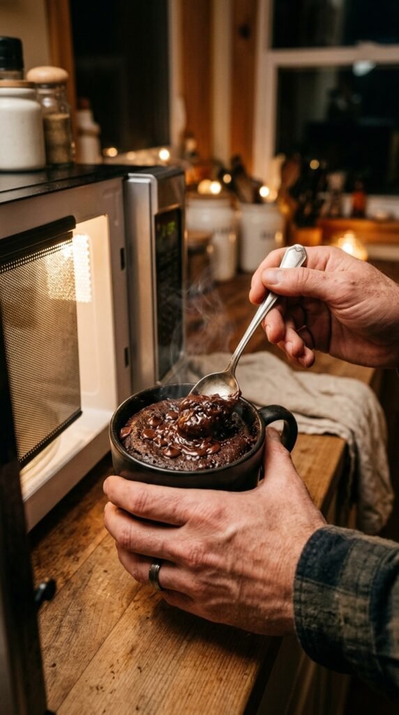1 Minute Microwave Brownie