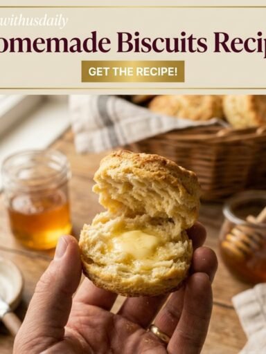 Homemade Biscuits Recipe - Fluffy, Buttery & Flaky Layers