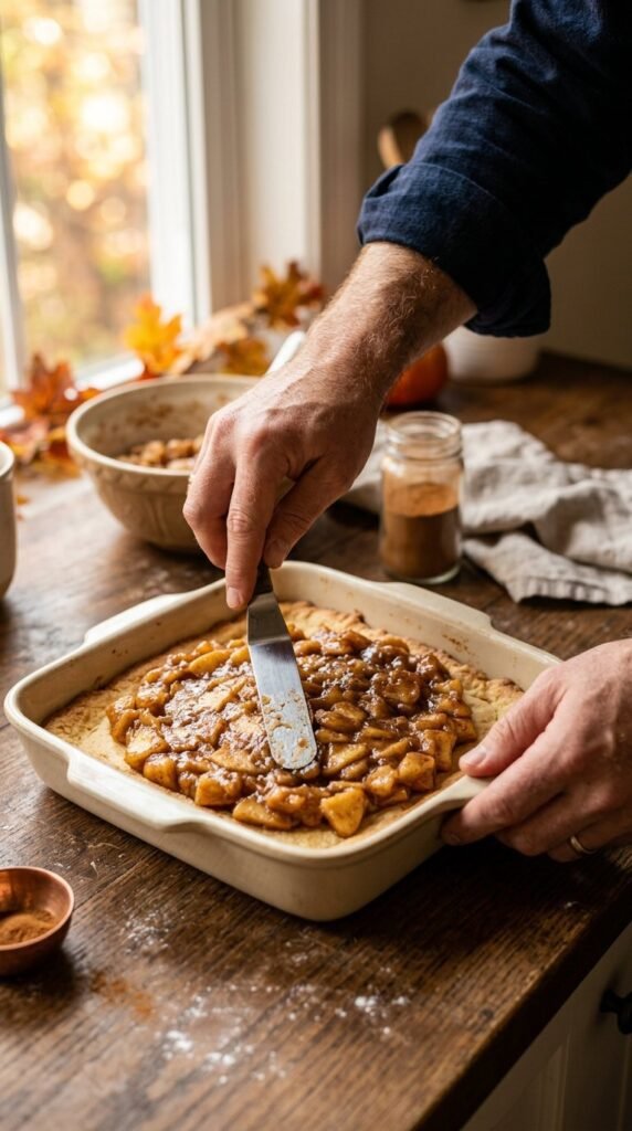 Apple Crisp Shortbread Bars