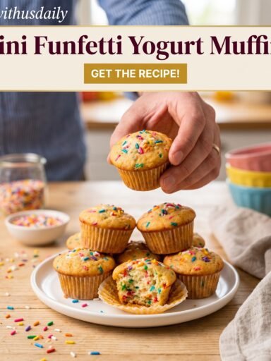 Mini Funfetti Yogurt Muffins
