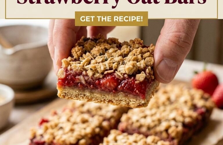 Strawberry Oat Bars