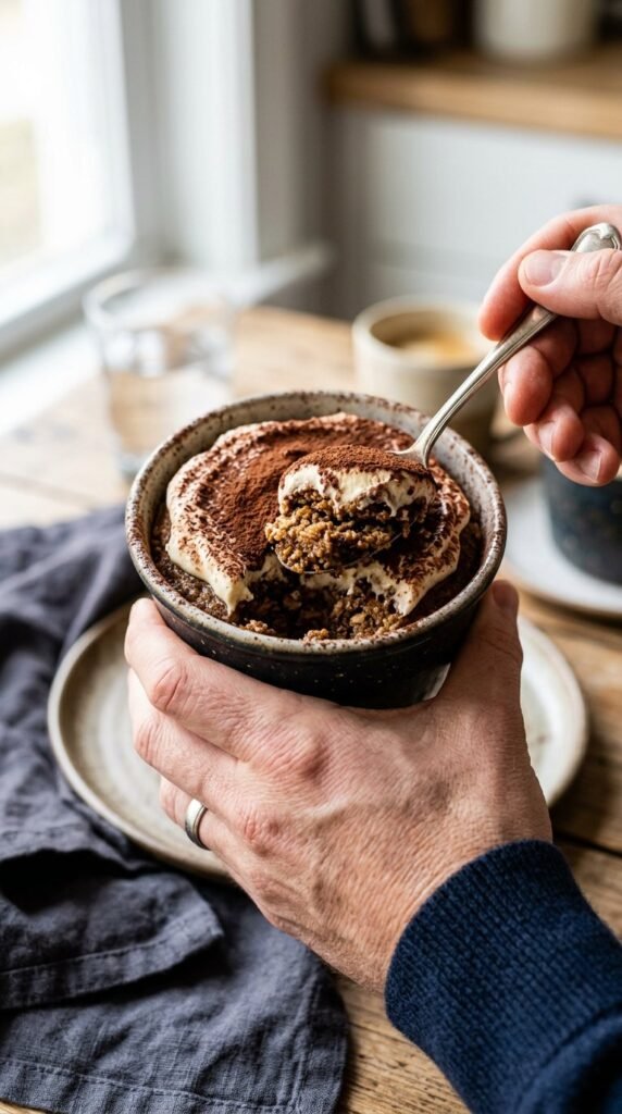 Tiramisu Baked Oats