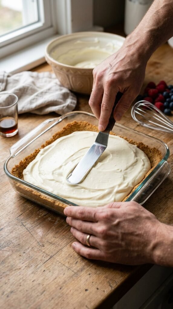 Greek Yogurt Cheesecake Squares