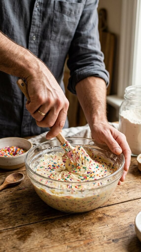 Mini Funfetti Yogurt Muffins