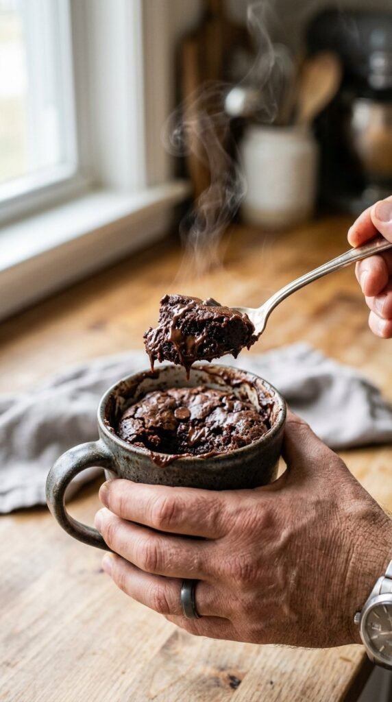 1 Minute Microwave Brownie