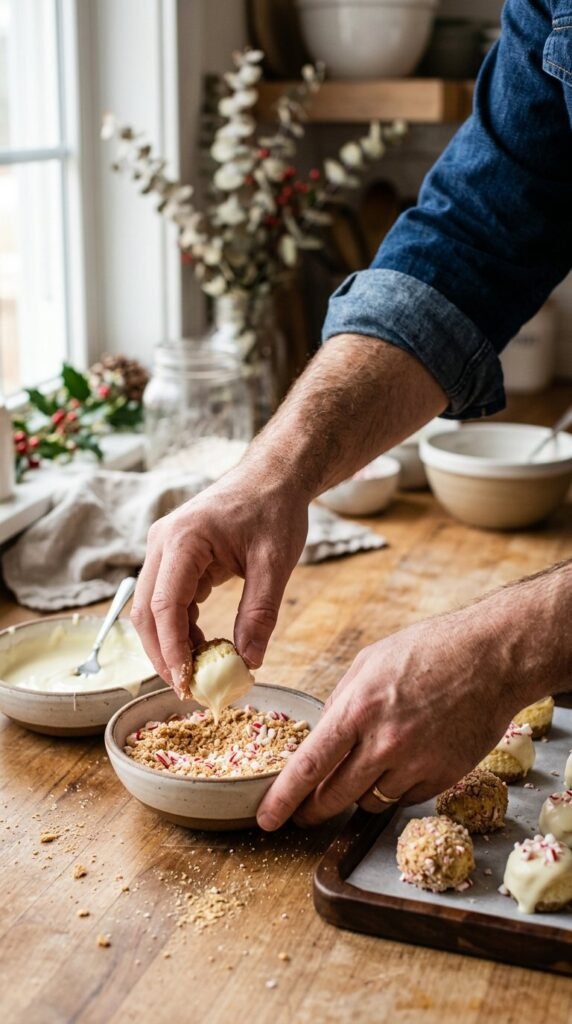 No-Bake Christmas Cheesecake Bites