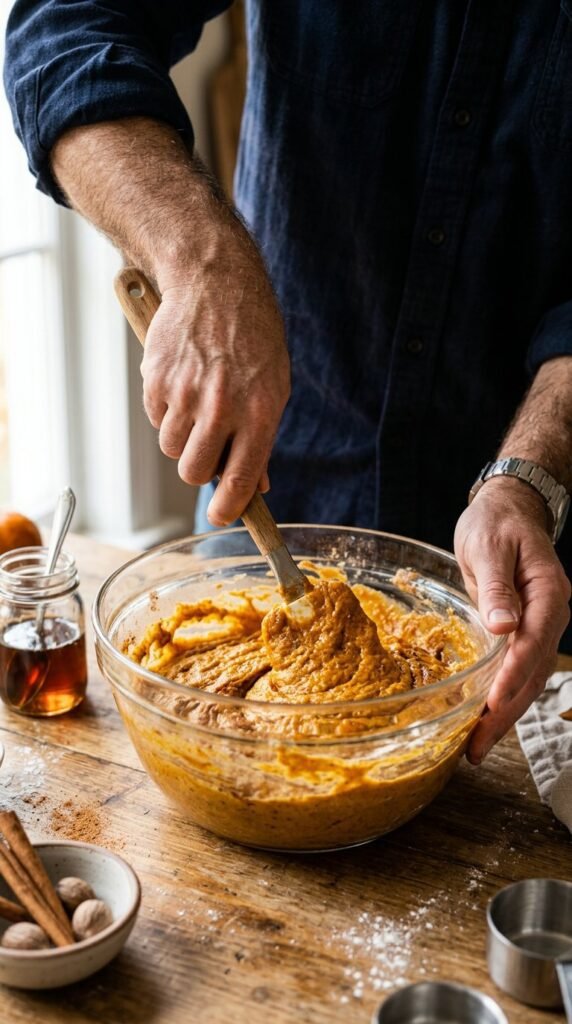 Maple Brown Butter Pumpkin Coffee Cake