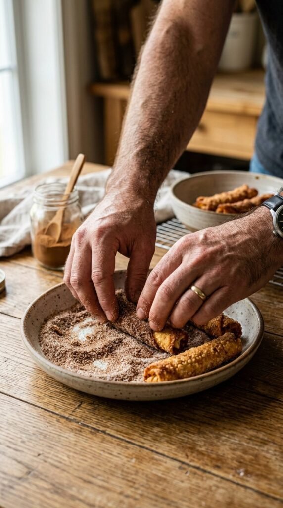 Crispy Keto Cinnamon Cream Cheese Roll Ups