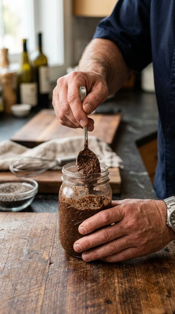 Chocolate Chia Pudding - Creamy, Healthy & So Easy