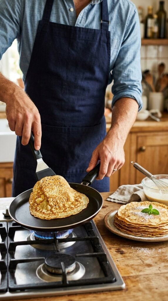 Brown Sugar Bourbon Crêpe Cake