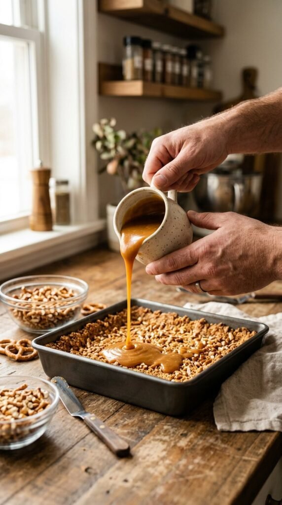 Caramel Crush Bars