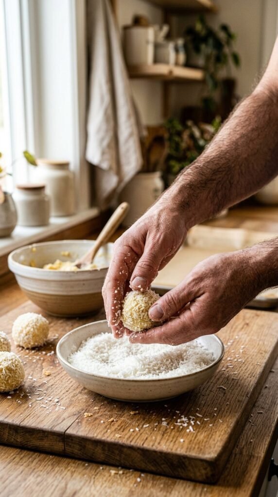 Lemon Coconut Cheesecake Cookies