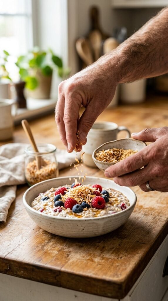 Coconut Cream Pie Overnight Oats