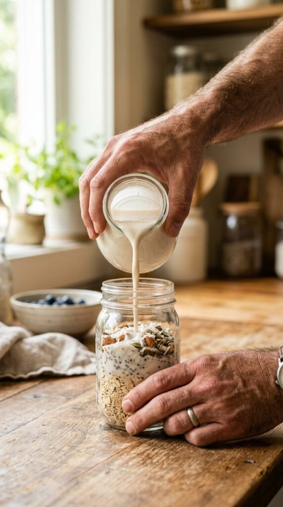 Coconut Cream Pie Overnight Oats