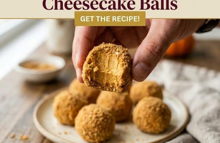 No Bake Pumpkin Cheesecake Balls