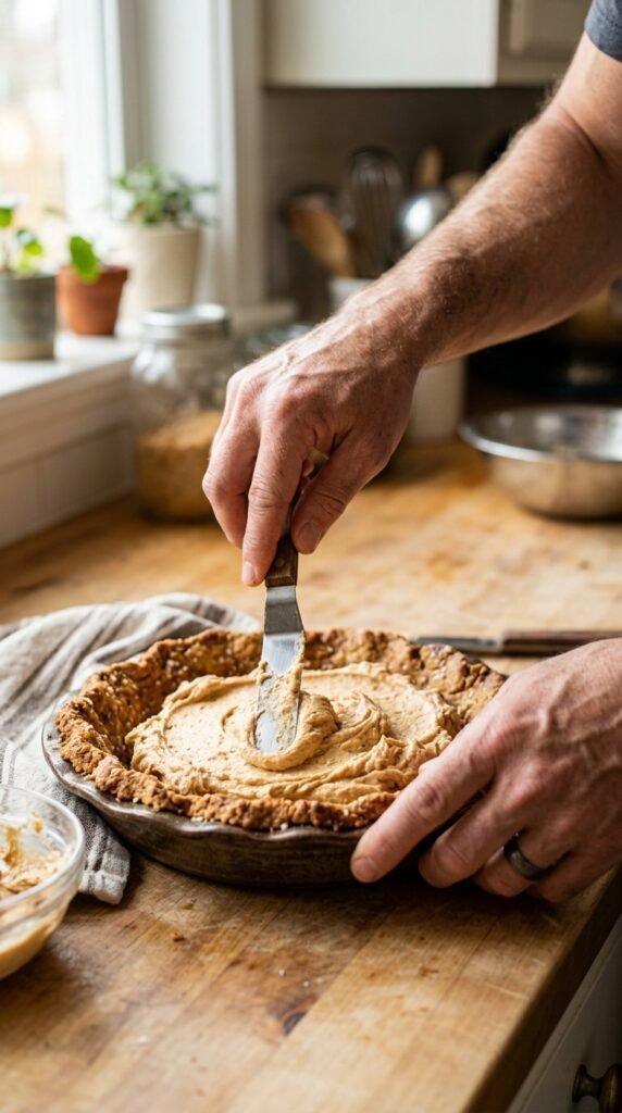 Peanut Butter Pretzel Pie