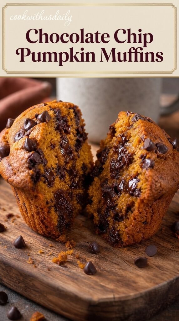 Chocolate Chip Pumpkin Muffins