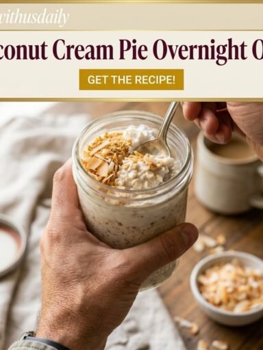 Coconut Cream Pie Overnight Oats