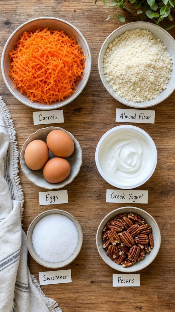 Flourless Sugar-Free Carrot Cake