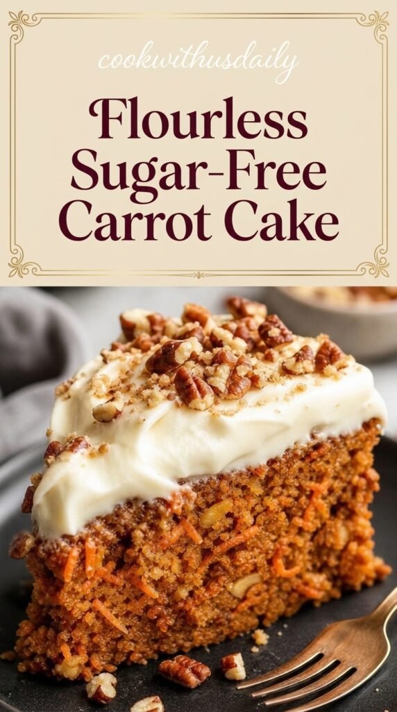 Flourless Sugar-Free Carrot Cake