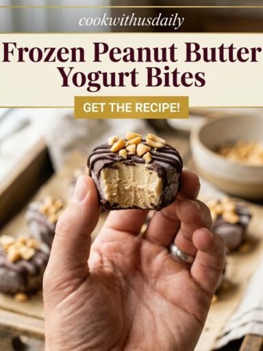 Frozen Peanut Butter Yogurt Bites