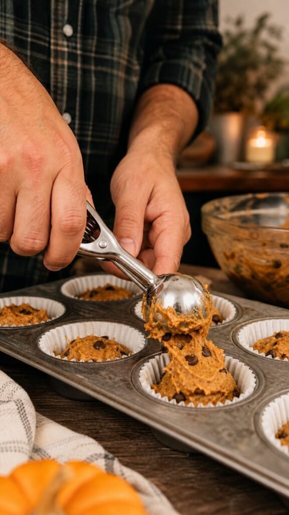 Chocolate Chip Pumpkin Muffins