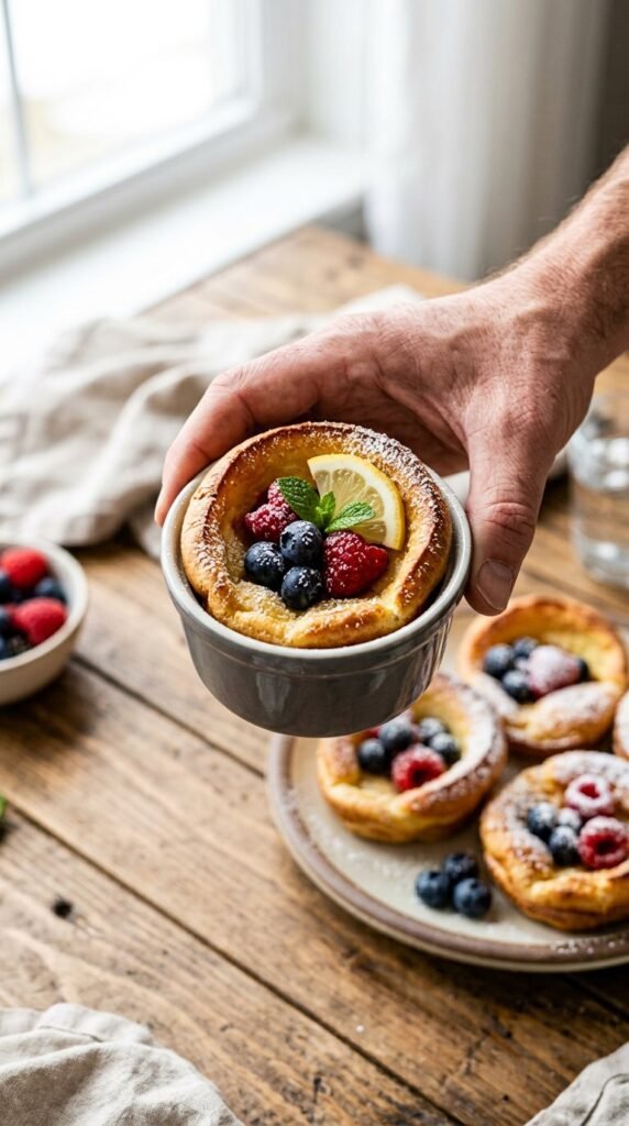 Mini Dutch Baby Pancakes