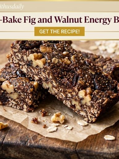 Fig and Walnut Energy Bars