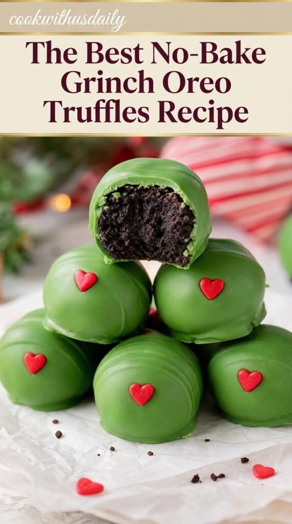 Grinch Oreo Truffles Recipe