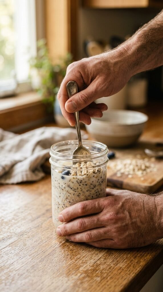 Coconut Cream Pie Overnight Oats