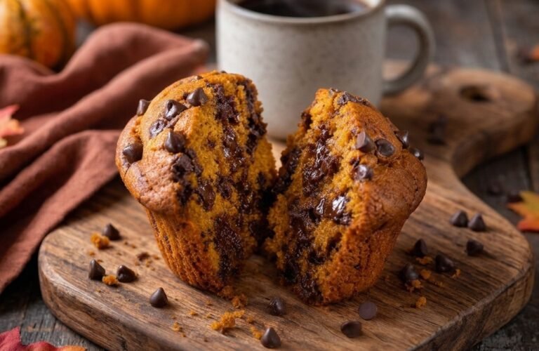 Chocolate Chip Pumpkin Muffins
