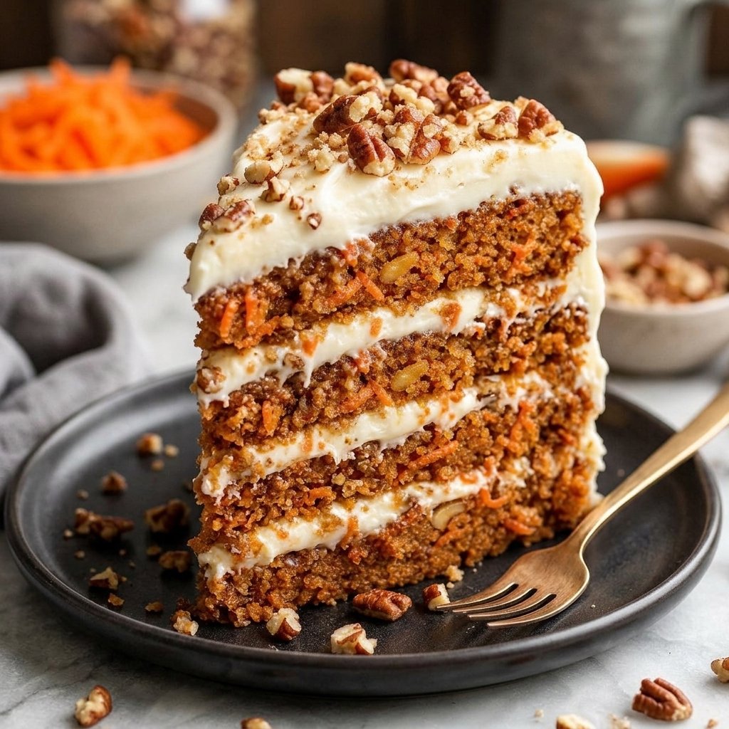Flourless Sugar-Free Carrot Cake Recipe | Keto Greek Yogurt Dessert