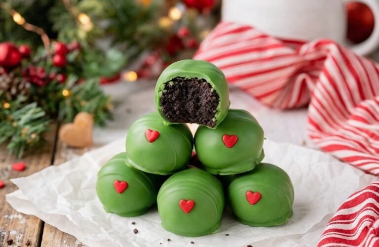 Grinch Oreo Truffles Recipe
