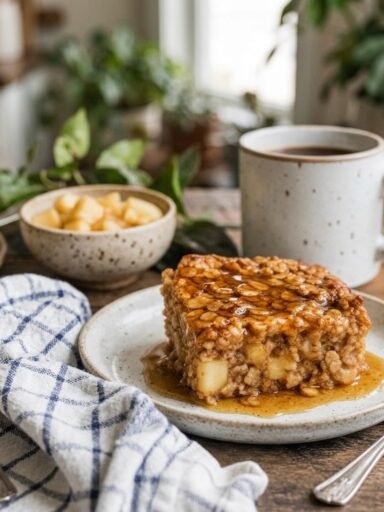 Oatmeal Apple Breakfast Bake
