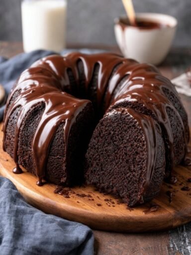 Moist Chocolate Bundt Cake Recipe