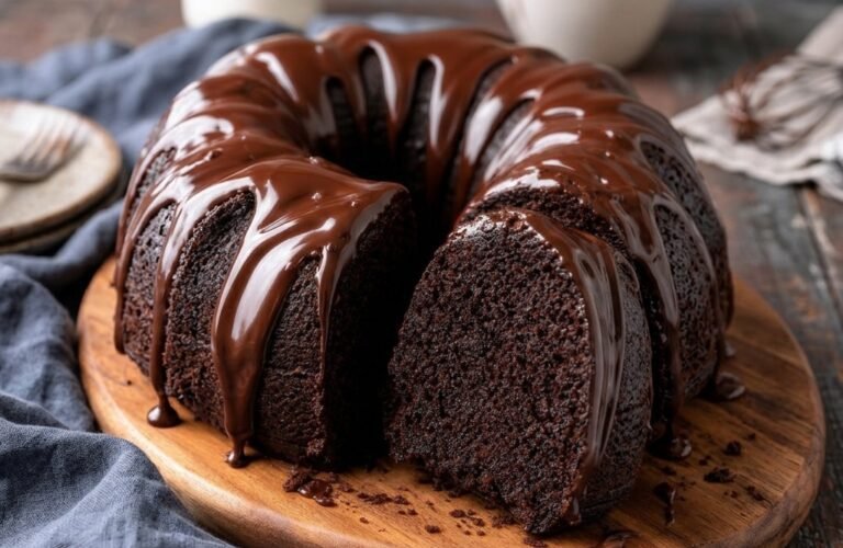 Moist Chocolate Bundt Cake Recipe
