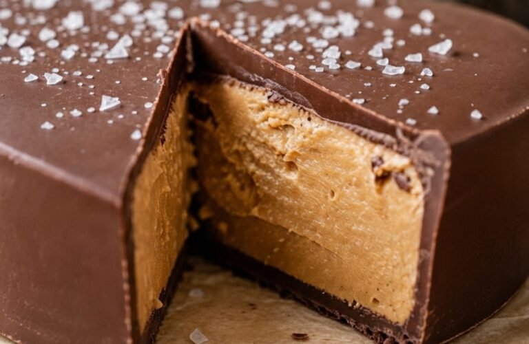 Chocolate Peanut Butter Valentine’s Heart